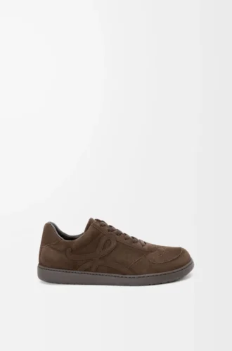 Jambo sneaker in suede calfskin Dark Brown