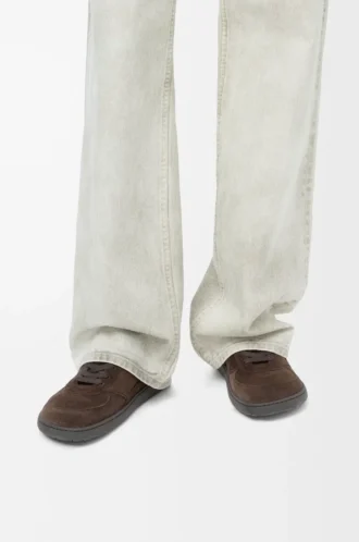 Jambo sneaker in suede calfskin Dark Brown