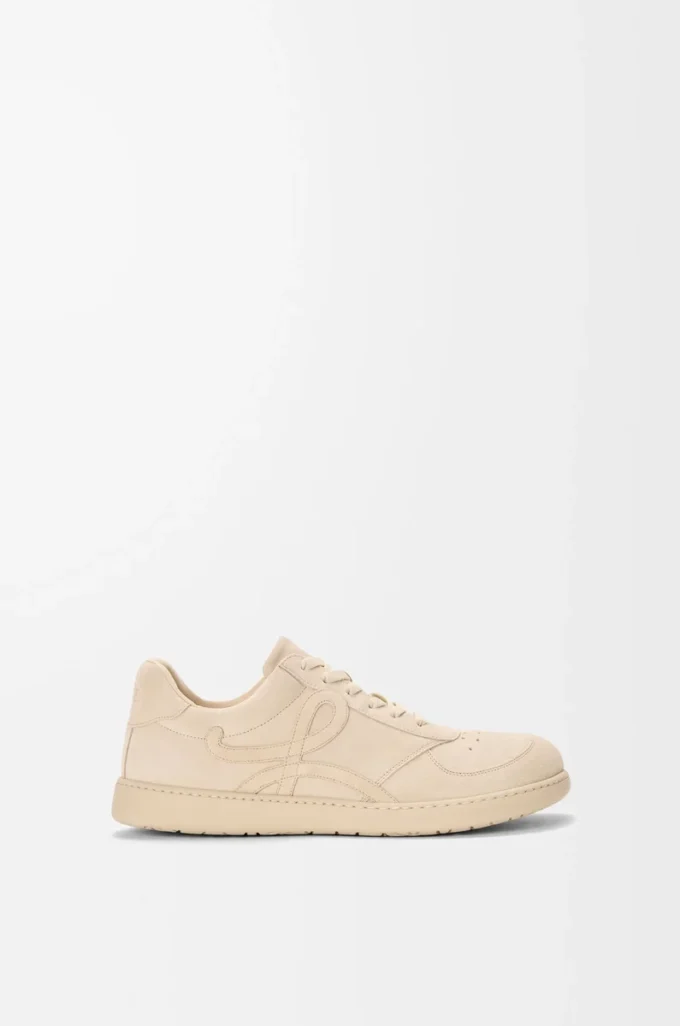 Jambo sneaker in suede calfskin Oat Milk Jambo sneaker in suede calfskin Oat Milk