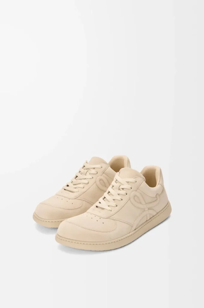 Jambo sneaker in suede calfskin Oat Milk Jambo sneaker in suede calfskin Oat Milk