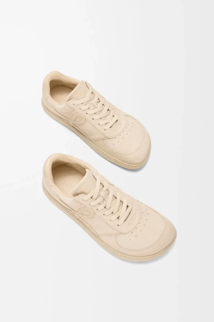 Jambo sneaker in suede calfskin Oat Milk Jambo sneaker in suede calfskin Oat Milk