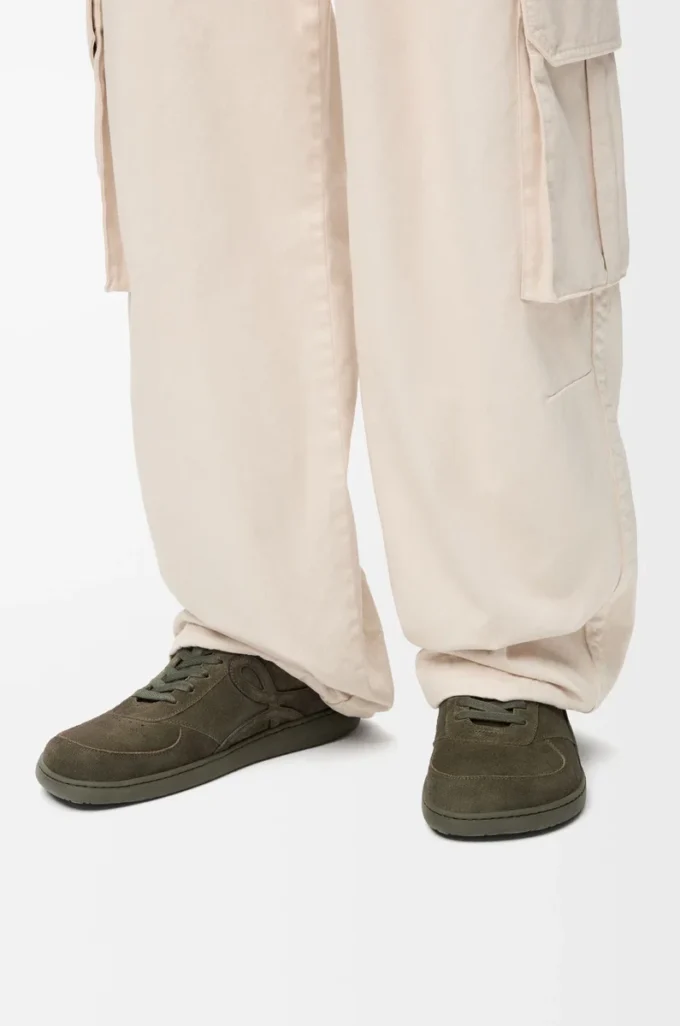 Jambo sneaker in suede calfskin Olive Green Jambo sneaker in suede calfskin Olive Green