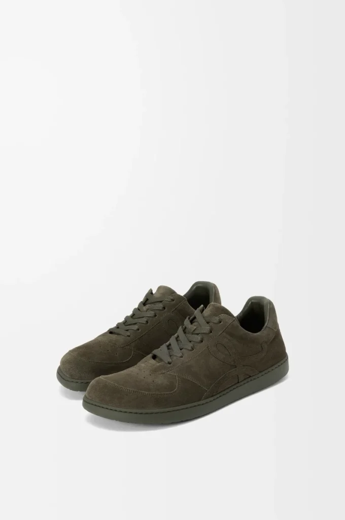 Jambo sneaker in suede calfskin Olive Green Jambo sneaker in suede calfskin Olive Green