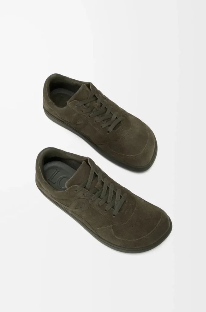 Jambo sneaker in suede calfskin Olive Green Jambo sneaker in suede calfskin Olive Green