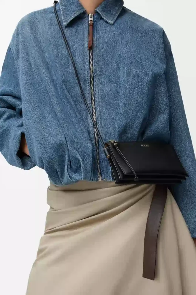 Joya pouch in nappa calfskin Black Joya pouch in nappa calfskin Black