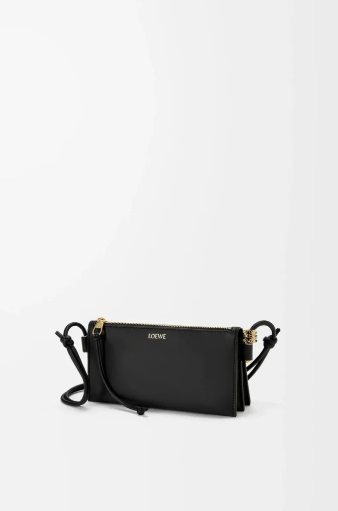 Joya pouch in nappa calfskin Black Joya pouch in nappa calfskin Black