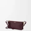 Joya pouch in nappa calfskin Dark Burgundy Joya pouch in nappa calfskin Dark Burgundy
