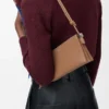 Joya pouch in nappa calfskin Mocha Joya pouch in nappa calfskin Mocha