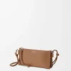 Joya pouch in nappa calfskin Mocha Joya pouch in nappa calfskin Mocha