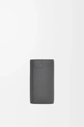 Key case in soft grained calfskin Anthracite