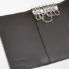 Key case in soft grained calfskin Anthracite Key case in soft grained calfskin Anthracite