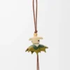 Kiwi Puzz charm Tan/White Kiwi Puzz charm Tan/White