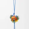 Knight Cat charm in felt Red/Blue Knight Cat charm in felt Red/Blue