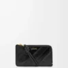 Knot coin cardholder in eel Black Knot coin cardholder in eel Black