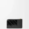 Knot coin cardholder in eel Black Knot coin cardholder in eel Black