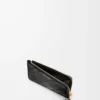Knot coin cardholder in eel Black Knot coin cardholder in eel Black