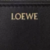 Knot coin cardholder in shiny nappa calfskin Black/Squirrel