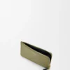 Knot coin cardholder in shiny nappa calfskin Eucalyptus/Deep Navy Knot coin cardholder in shiny nappa calfskin Eucalyptus/Deep Navy