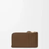 Knot coin cardholder in shiny nappa calfskin Tundra Knot coin cardholder in shiny nappa calfskin Tundra