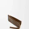 Knot coin cardholder in shiny nappa calfskin Tundra Knot coin cardholder in shiny nappa calfskin Tundra