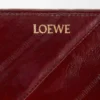 Knot compact wallet in eel Dark Burgundy