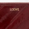 Knot slim zip around wallet in eel Dark Burgundy Knot slim zip around wallet in eel Dark Burgundy