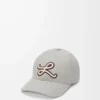 L patch cap in cotton Shell Grey L patch cap in cotton Shell Grey