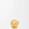 Ladybug pin in brass Gold