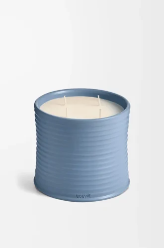 Large Cypress Balls candle Baby Blue