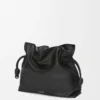 Large Flamenco clutch in nappa calfskin Black Large Flamenco clutch in nappa calfskin Black