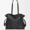 Large Flamenco clutch in nappa calfskin Black Large Flamenco clutch in nappa calfskin Black