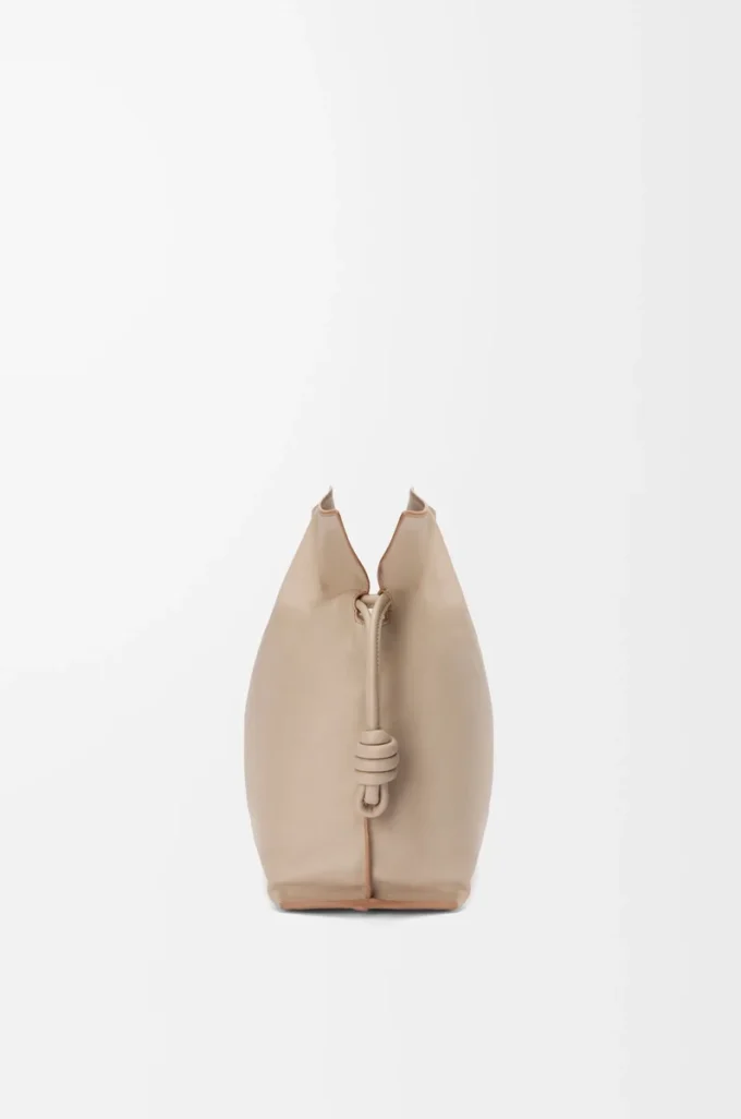 Large Flamenco clutch in nappa calfskin Sand Large Flamenco clutch in nappa calfskin Sand
