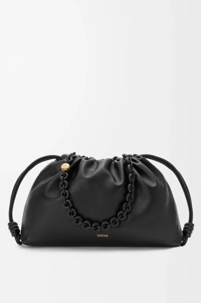 Large Flamenco purse in mellow nappa lambskin Black Large Flamenco purse in mellow nappa lambskin Black