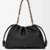Large Flamenco purse in mellow nappa lambskin Black Large Flamenco purse in mellow nappa lambskin Black