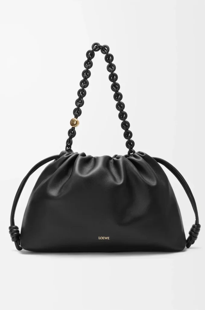 Large Flamenco purse in mellow nappa lambskin Black Large Flamenco purse in mellow nappa lambskin Black