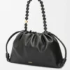Large Flamenco purse in mellow nappa lambskin Black Large Flamenco purse in mellow nappa lambskin Black