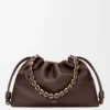 Large Flamenco purse in mellow nappa lambskin Dark Chestnut Large Flamenco purse in mellow nappa lambskin Dark Chestnut