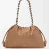 Large Flamenco purse in mellow nappa lambskin Mocha Large Flamenco purse in mellow nappa lambskin Mocha