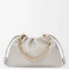 Large Flamenco purse in mellow nappa lambskin Shell Grey Large Flamenco purse in mellow nappa lambskin Shell Grey