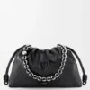 Large Flamenco purse in patent nappa lambskin Black Large Flamenco purse in patent nappa lambskin Black