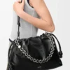 Large Flamenco purse in patent nappa lambskin Black Large Flamenco purse in patent nappa lambskin Black