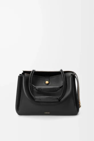 Large Madrid bag in supple calfskin Black