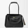 Large Madrid bag in supple calfskin Black Large Madrid bag in supple calfskin Black