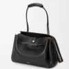 Large Madrid bag in supple calfskin Black Large Madrid bag in supple calfskin Black