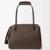 Large Madrid bag in supple calfskin Dark Chestnut Large Madrid bag in supple calfskin Dark Chestnut