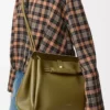 Large Madrid bag in supple calfskin Olive Large Madrid bag in supple calfskin Olive