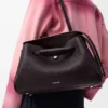 Large Madrid bag in supple grained calfskin Dark Ebony Large Madrid bag in supple grained calfskin Dark Ebony