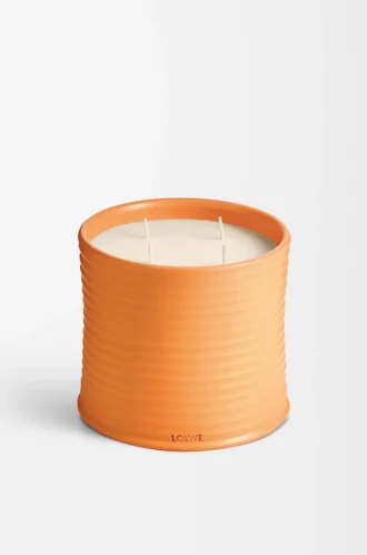 Large Orange Blossom candle Bright Mandarin