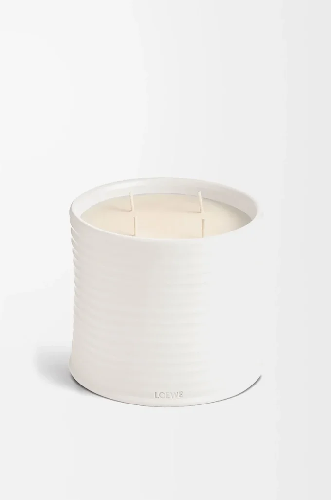 Large Oregano candle White Large Oregano candle White