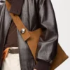 Large Pebble bucket bag in suede calfskin Tobacco Large Pebble bucket bag in suede calfskin Tobacco